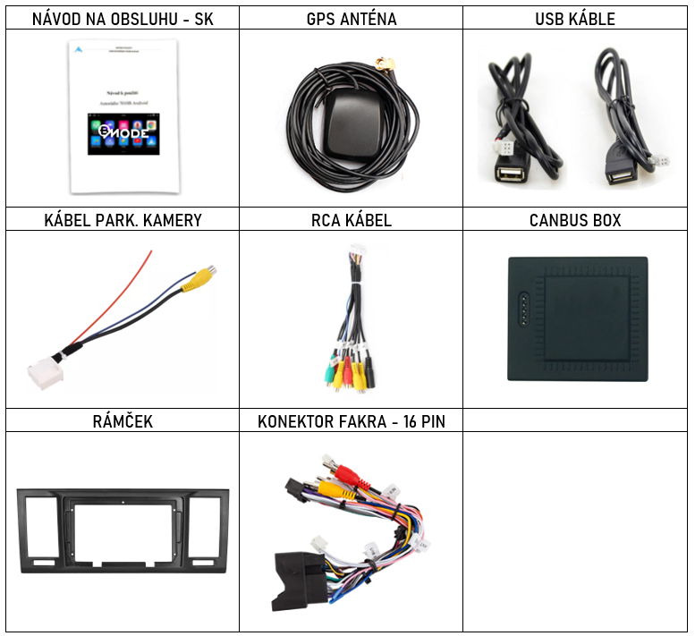 SK Prislusenstvo pre autorádio Bmode BEV24 pre Volkswagen T6 Transporter s CarPlay AndroidAuto - evtech.sk